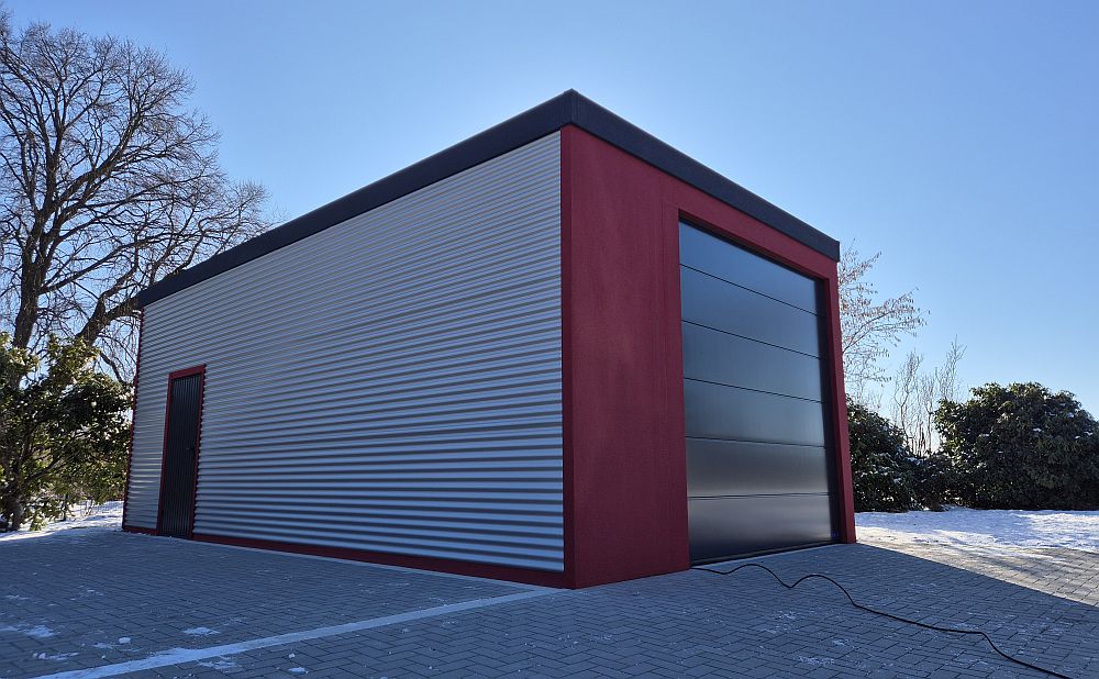 Stahlcarport anthrazit