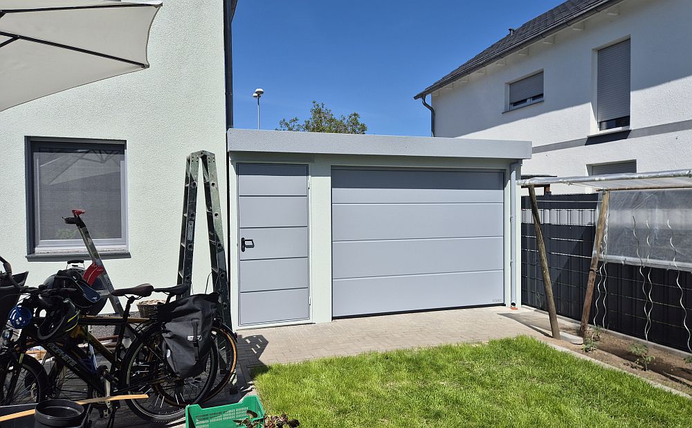 Stahlgarage groß 